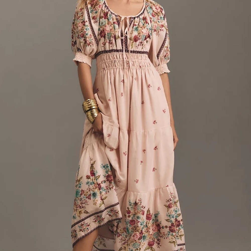 Anthropologie Somerset Maxi Dress: Puff Sleeve edition